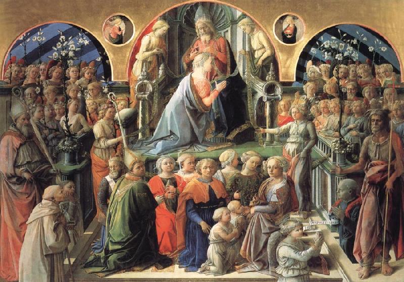 Fra Filippo Lippi The Coronation of the Virgin